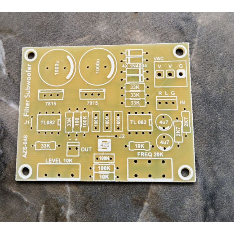 PCB Filter Subwoofer Fiber FR4