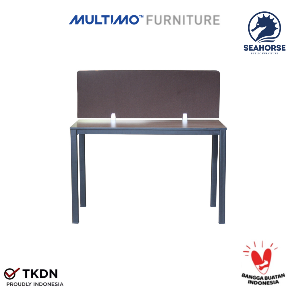 Bundle Meja Moon Partisi Meja Kantor Meja Komputer HPL