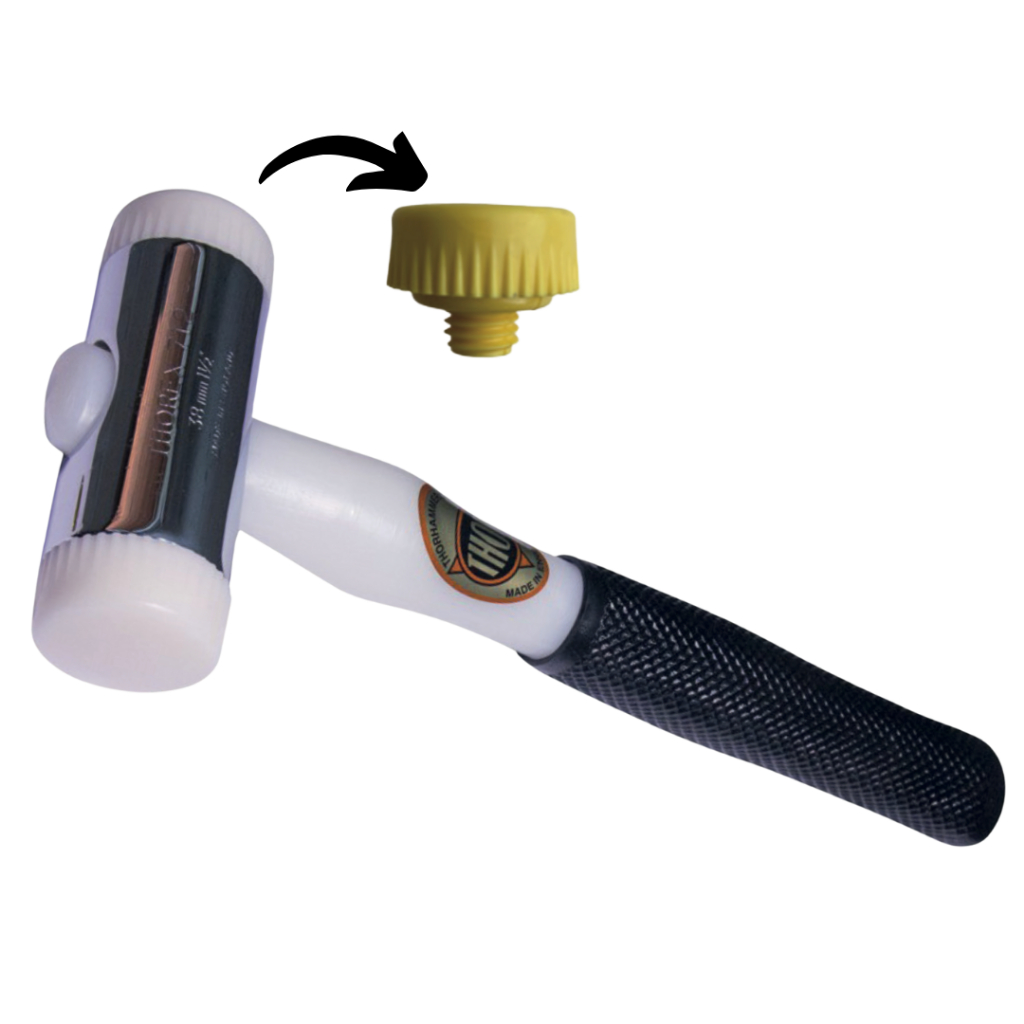 Palu Plastik THOR Hammer 11-710AF Thorex Nylon 32mm 1-1/4'' Non-Sparking (Tough Brown Face)