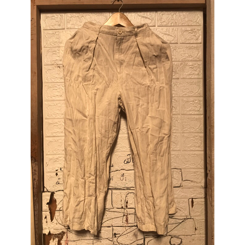 pl celana kulot warna cream coksu wanita