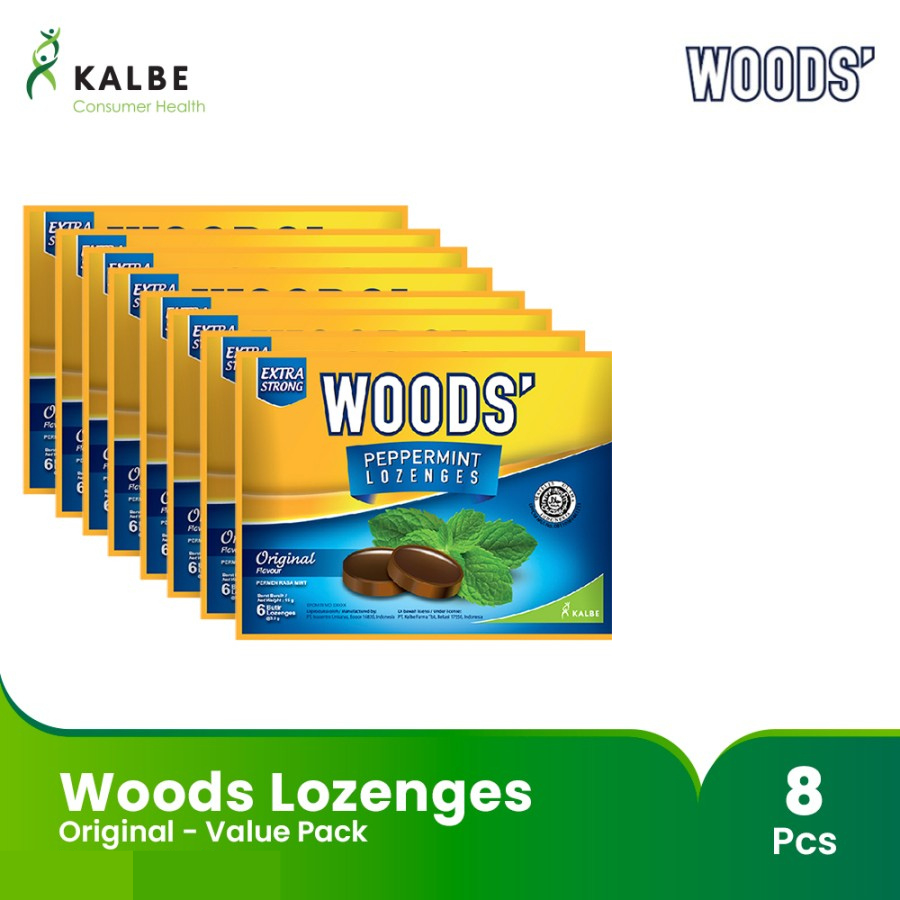 

[Free Exlusive Gift - Baca Deskripsi] Woods Lozenges - Multi Pack - Permen Pelega Tengorokan