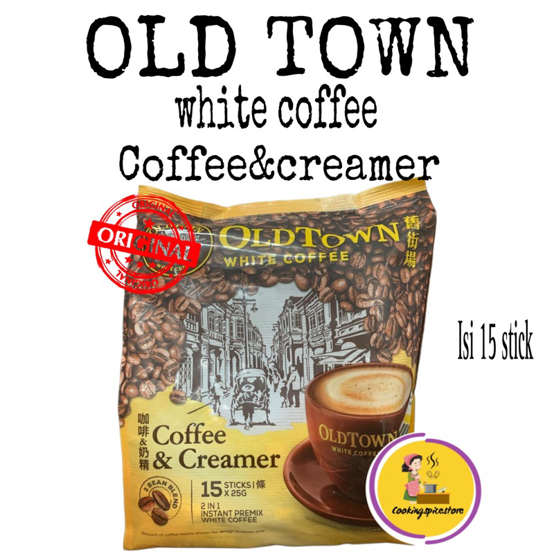 

OLDTOWN WHITE COFFEE 2 IN 1 COFFEE & CREAMER ISI 15 STICK