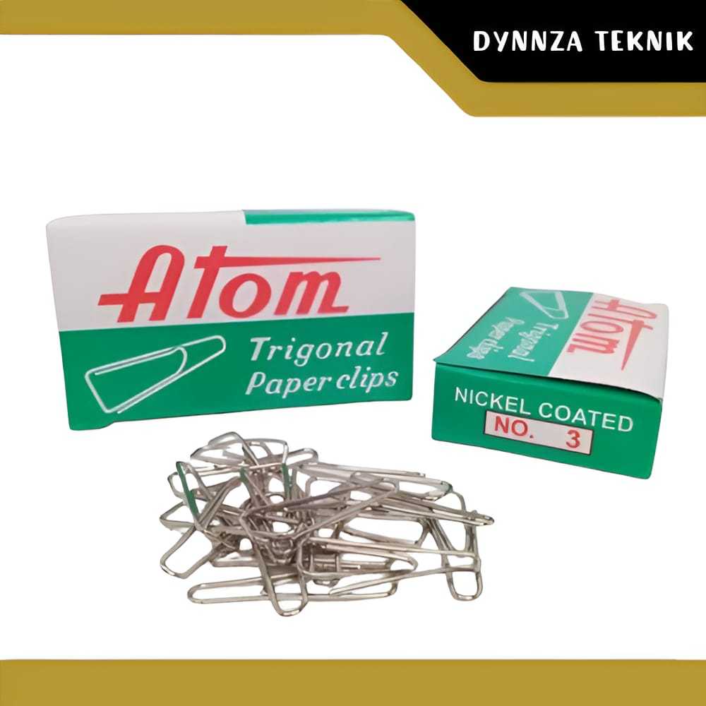 

Paper Clip ATOM No.3/Penjepit Kertas/Klip Triagonal ATOM No.03