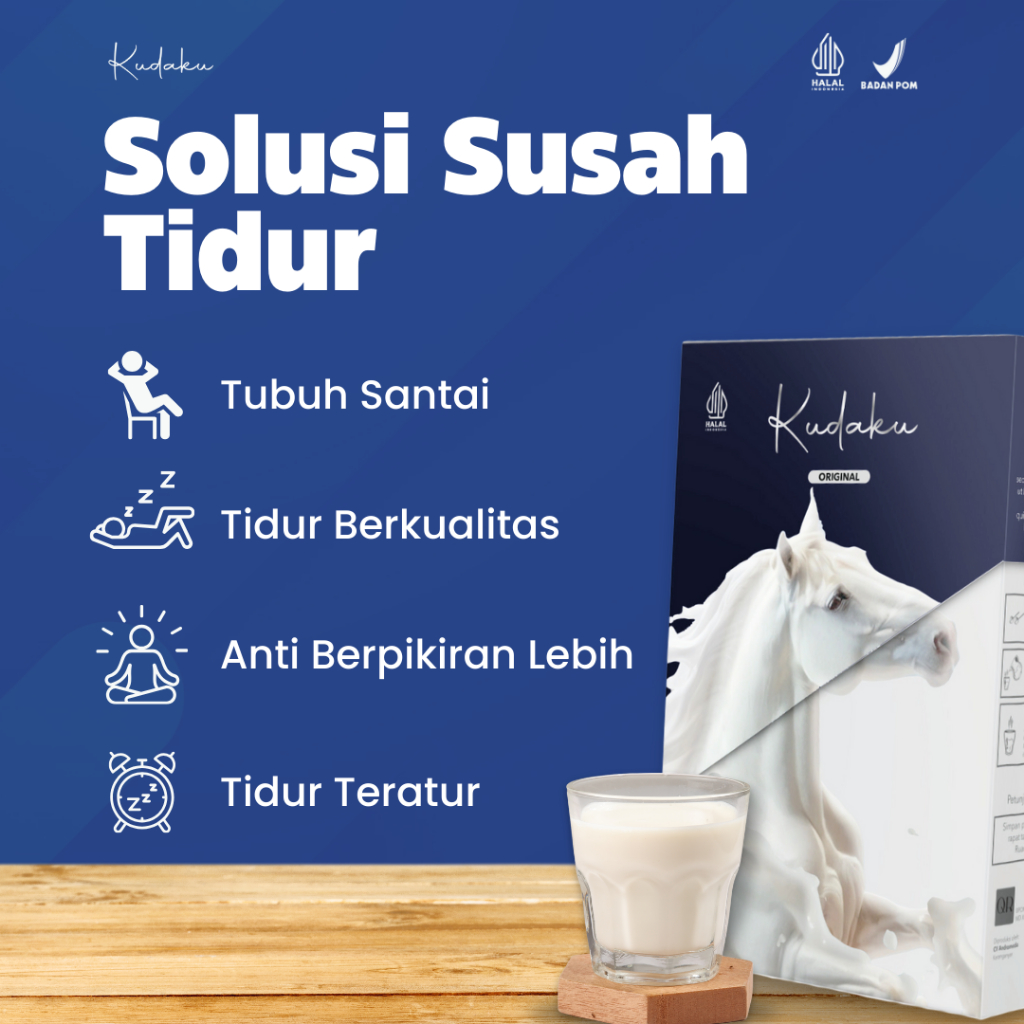 

KUDAKU Susu Kuda Solusi Insomnia | Anti Stres KUDAKU Susu Kuda Solusi Insomnia | tidur pulas ampuh