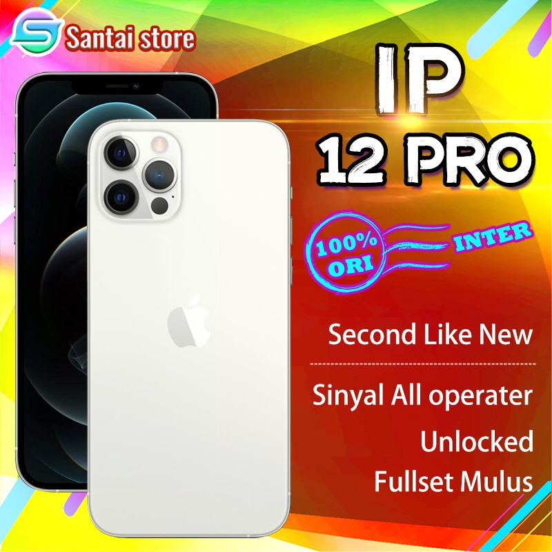 iPhone 12 Pro 128GB 256GB Second 3utools Fulset seken Inter Bisa semua kartu Unlocked apple ip 12pro