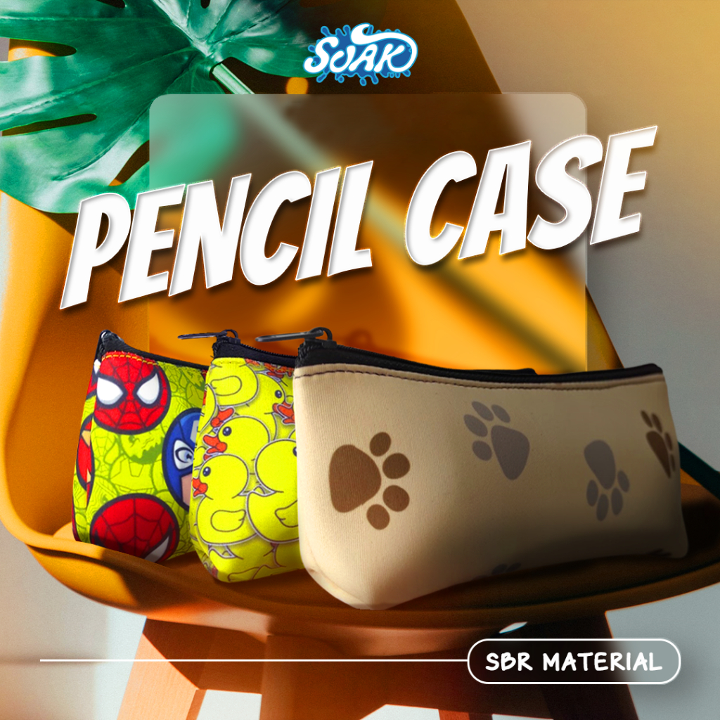 

Tempat Pensil Anak Sekolah - Pencil Case Waterproof Kualitas Premium Zipper Lembut Design Lucu