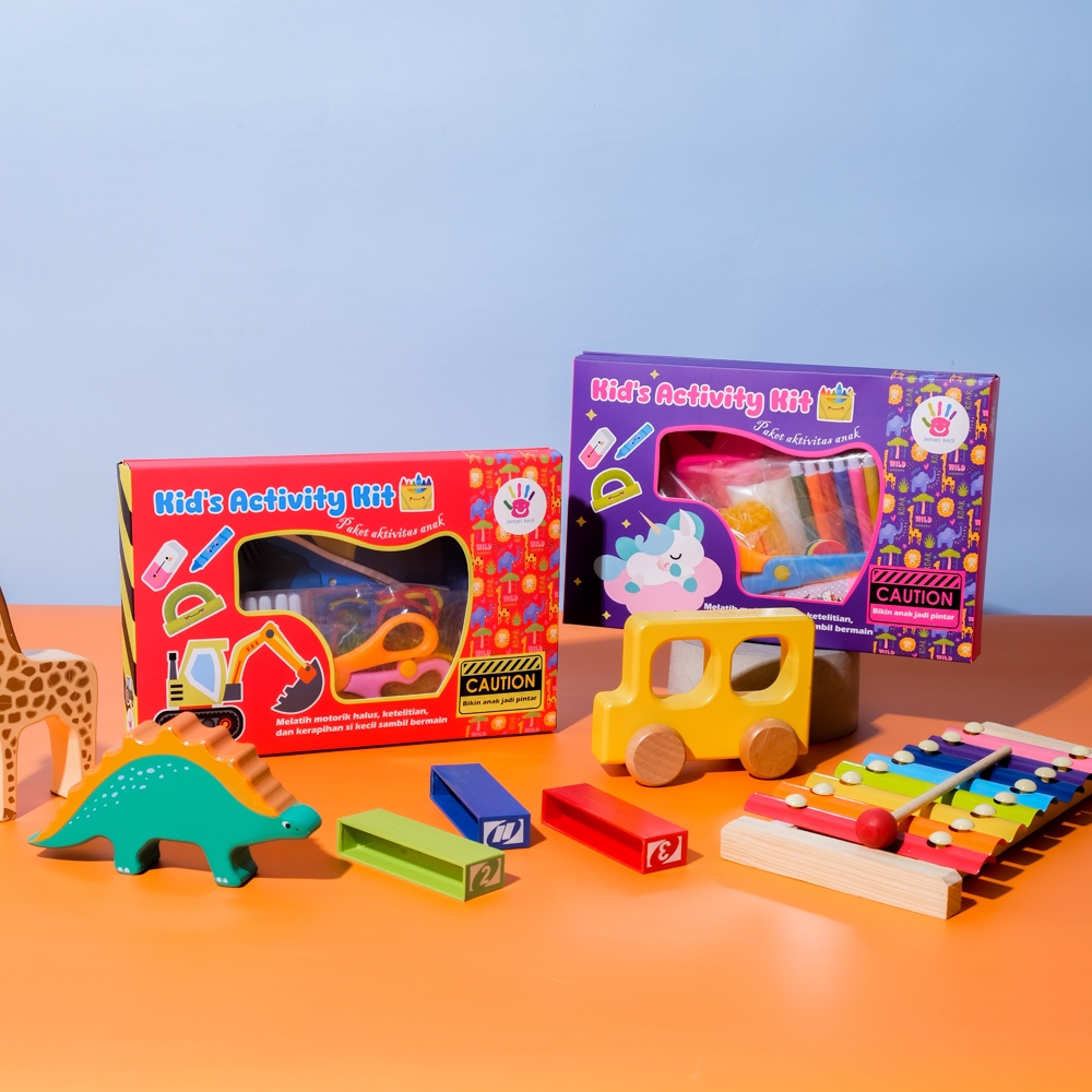 Terlaris Paket Aktivitas Anak Paud 2 3 4 Tahun Aktivitas Meronce Kolase dan Cut & Glue Kid's