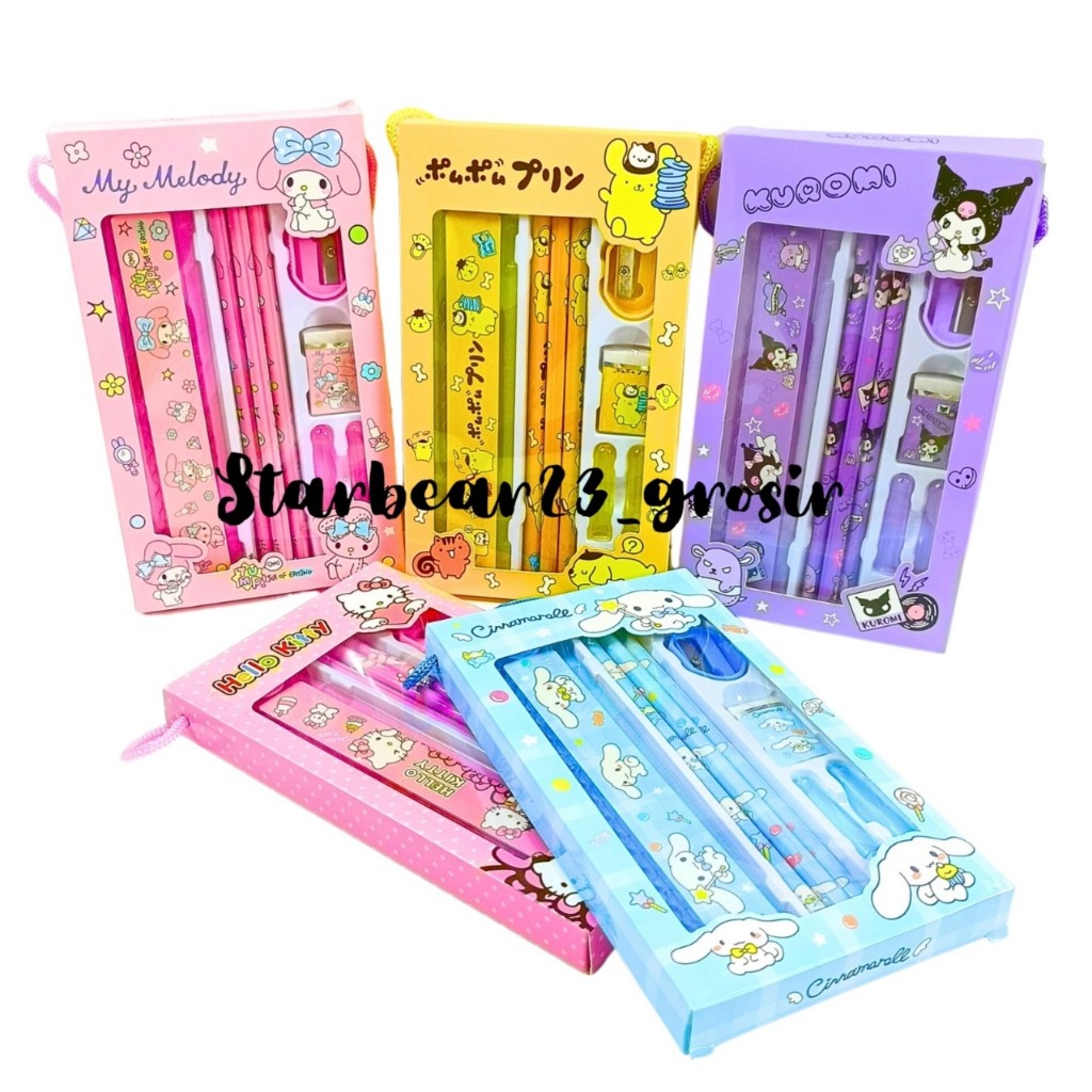

Paket Pensil Set Cute Morrol and Friends (CIA 850)