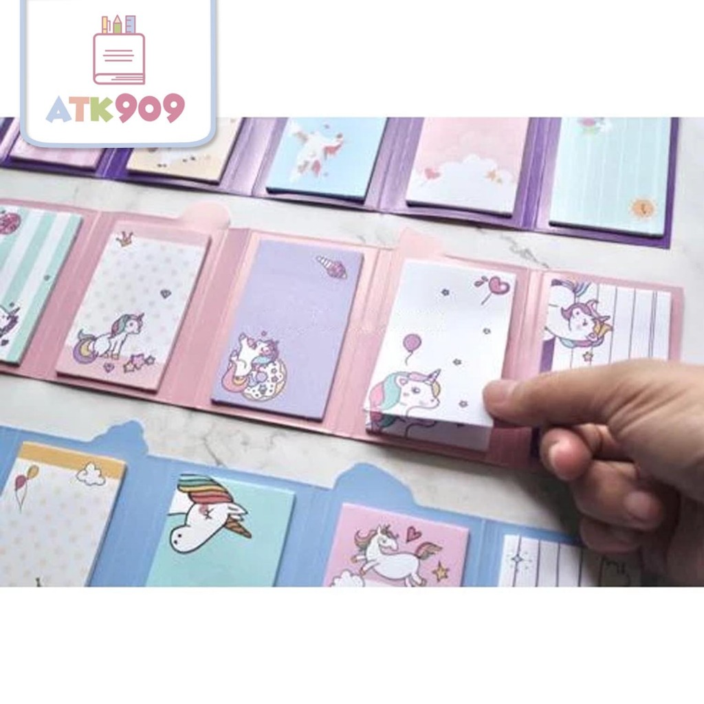 

ATK909 Unicorn Sticky Note Lipat/POST IT/PENANDA BUKU/STICKY NOTES TERMURAH