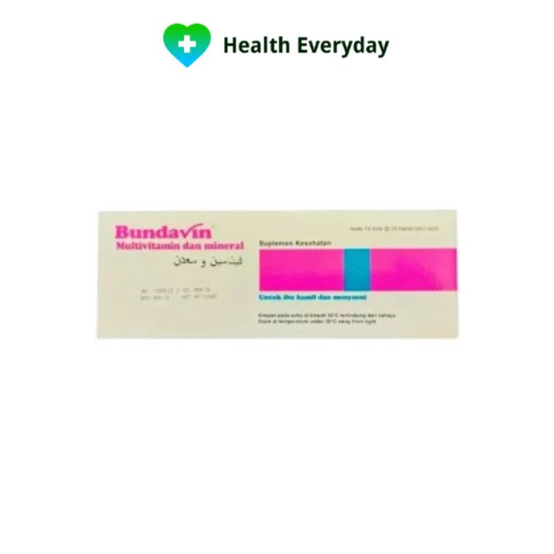 Bundavin Multivitamin & Mineral 100s/Dus