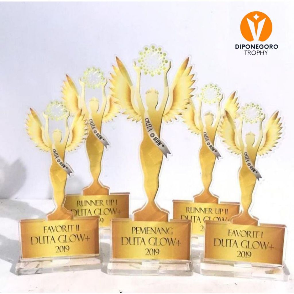 Piala Duta Akrilik Piała Putri Kecantikan Akrilik Piala Fashion Akrilik