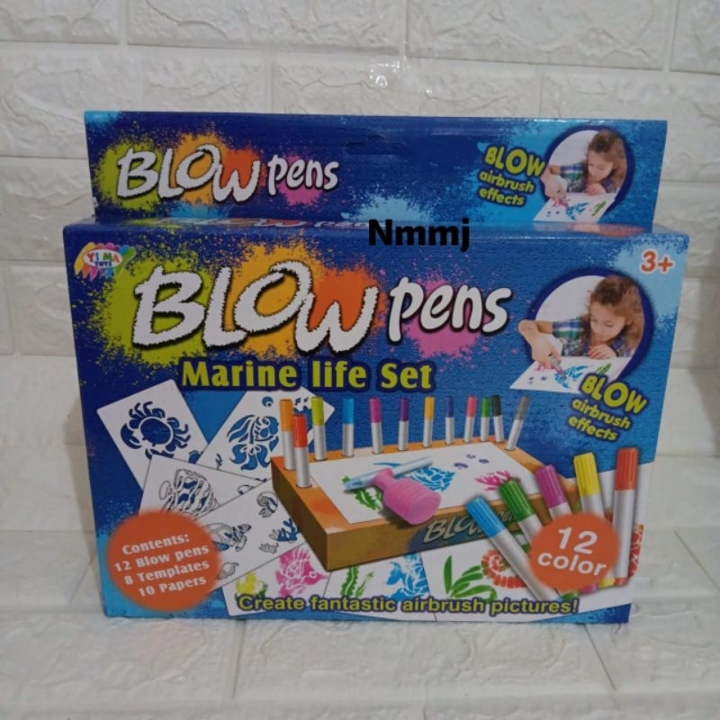 

BLOW PENS MARINE LIFE SET 12 COLOR