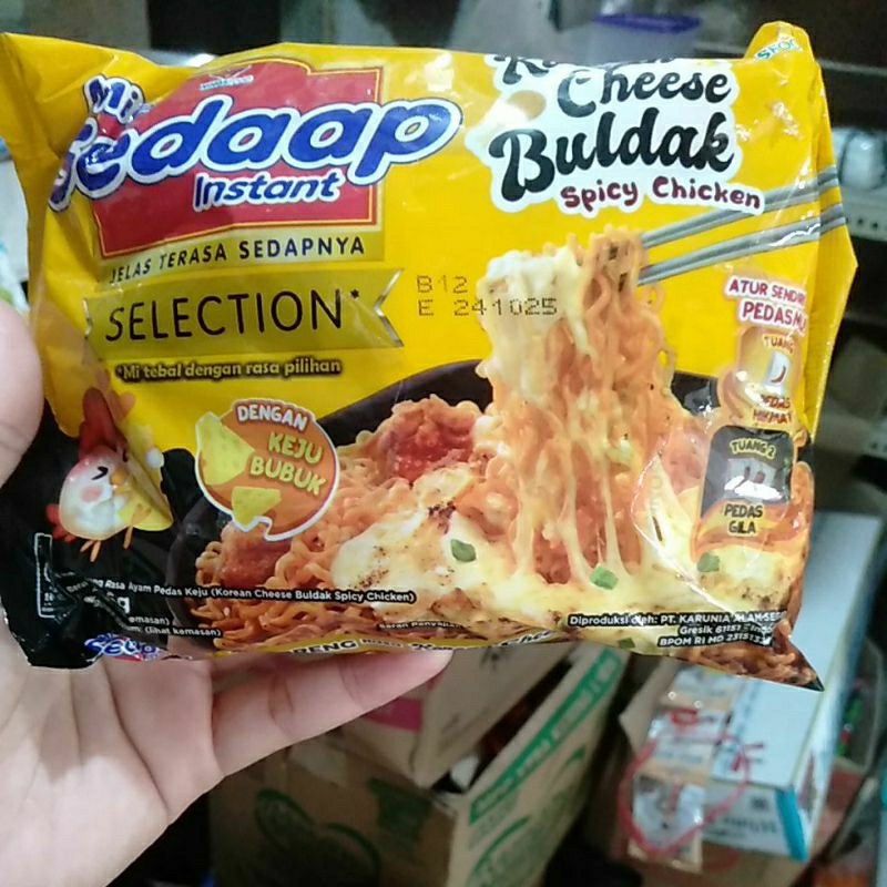 

Sedaap Korean cheese buldak 5pc