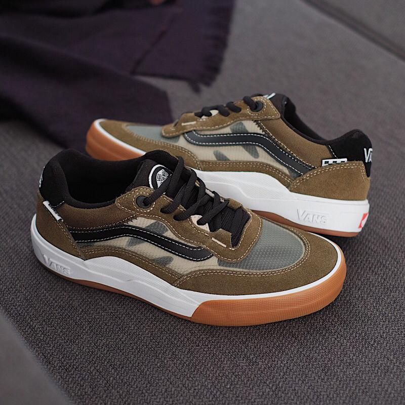 Sepatu Vans Wayvee Pro Skate Dark Olive 100% ORIGINAL RESMI