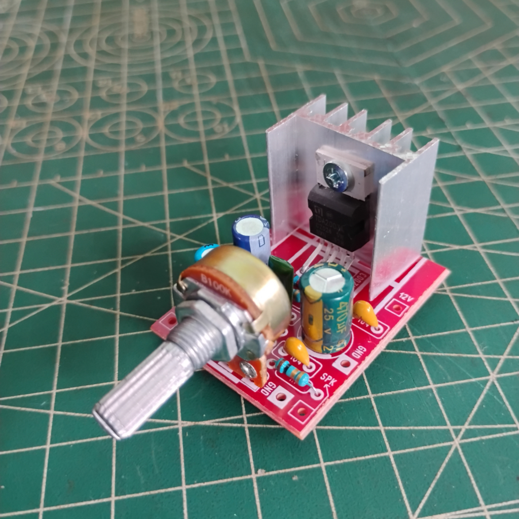 Kit Tda 2003 mini amplifier Tda2003 12v mono plus potensio ampli