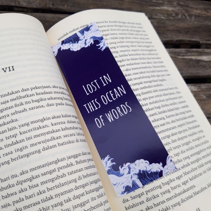 

Paper Bookmark Motif Quotes-Random Bookmark-Pembatas Buku
