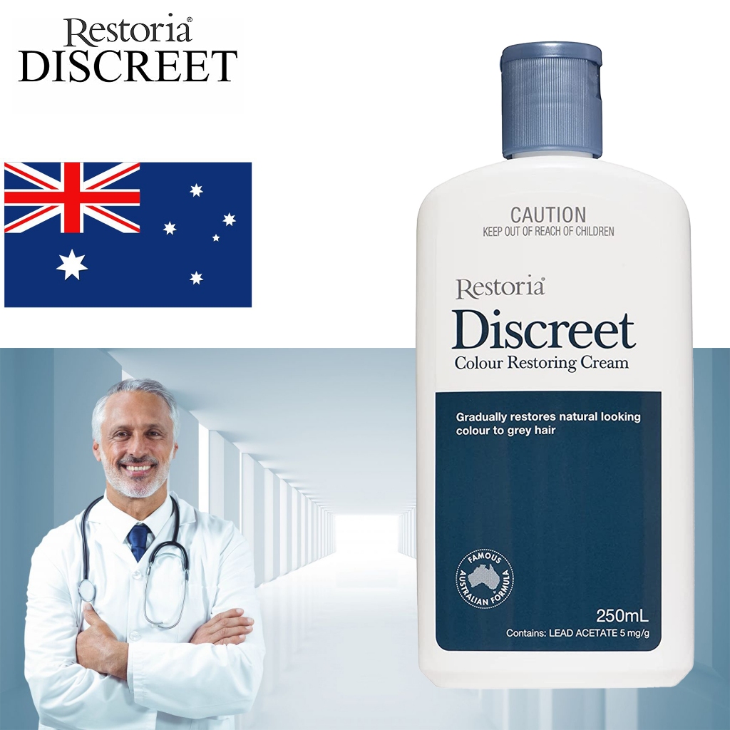 Restoria Discreet Colour Restoring Cream 250ml / Restoria Discreet Dark Hair Cream