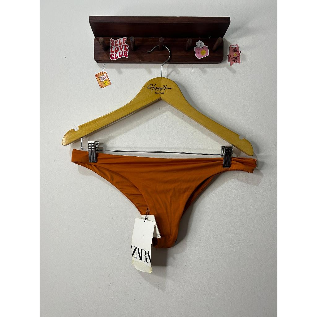 ZARA RUST TEENY CHEEKY BIKINI BOTTOM
