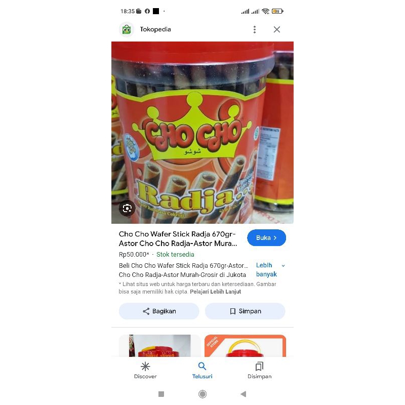 

Choco wafer strick radja assorted 670 gram / wafer hampers / parcel lebaran / chocolatos/ hampers lebaran
