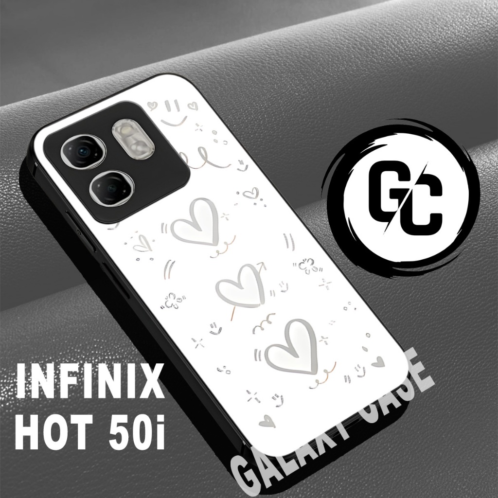 Case INFINIX HOT 50i/GC12/motif gambar CEWEK/softcase INFNIX HOT 50i/glitter/glossy/casing/kesing