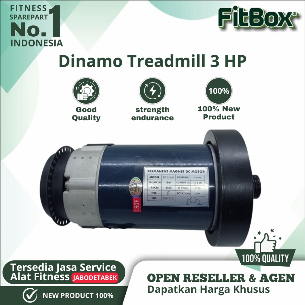 Dinamo Treadmill Motor Dinamo Treadmill DC 3.0hp Sparepart Treadmill