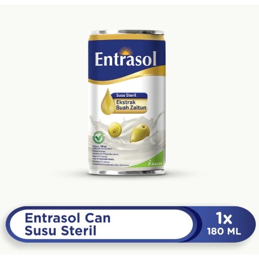 

ENTRASOL CAN SUSU STERIL 180 ML