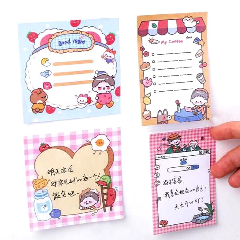 

Sticky notes / memo kecil motif kartun isi 50lmbr