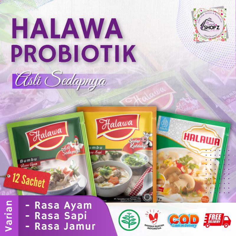 

Halawa kaldu Bubuk Sehat Probiotik 1 lusin / 12 sachet (12 g/sachet)
