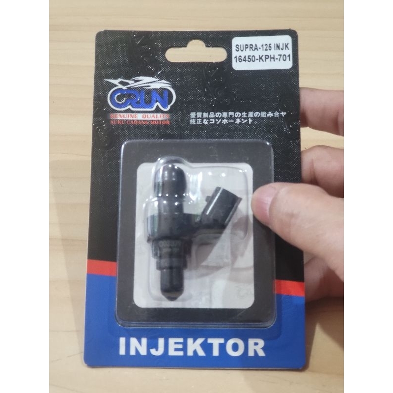 INJECTOR / INJEKTOR ONLY SUPRA X 125 INJEKSI -4HOLES ( 16450-KPH-701 ) / SUPRA X 125 OLD FI / ASLI C
