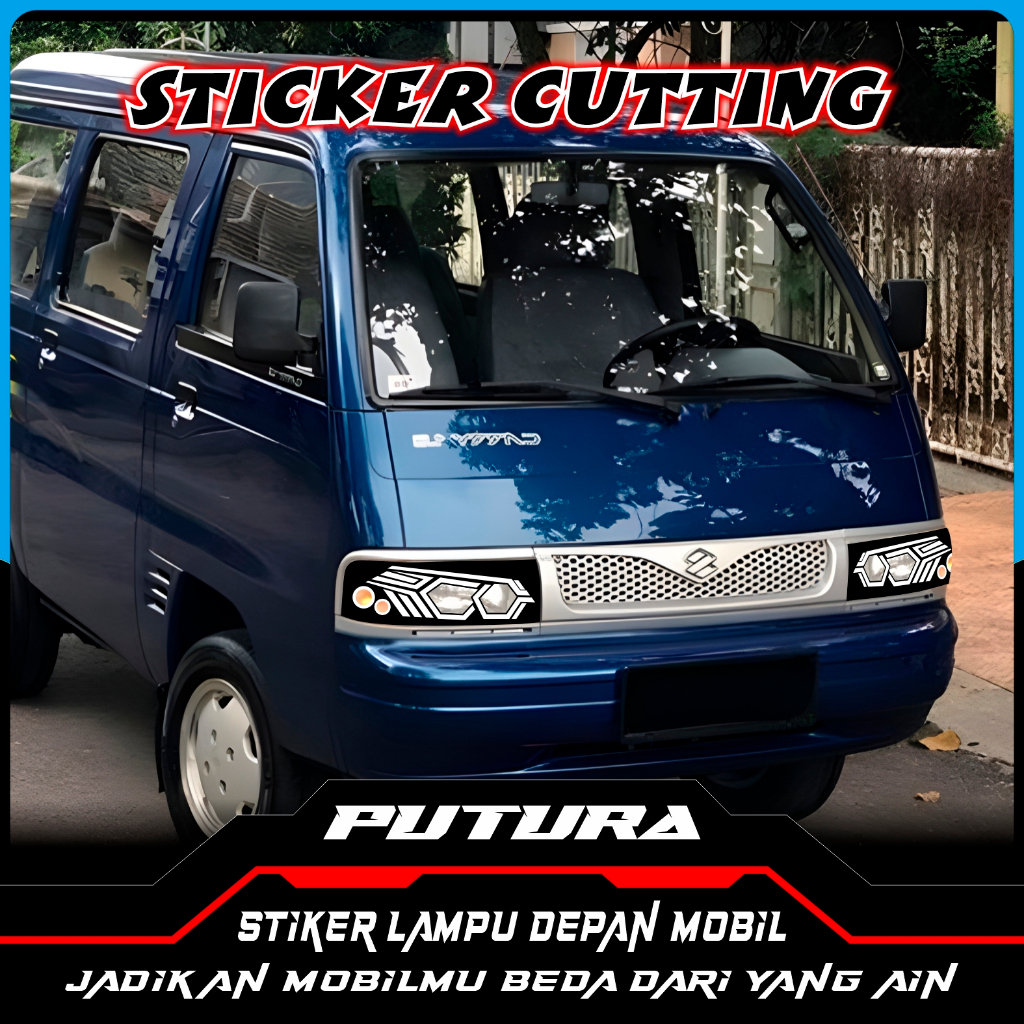 STIKER MOBIL PICKUP PUTURA KACA DEPAN MOBIL CARRY / STIKER KACA DEPAN PUTURA / ICDSTORE