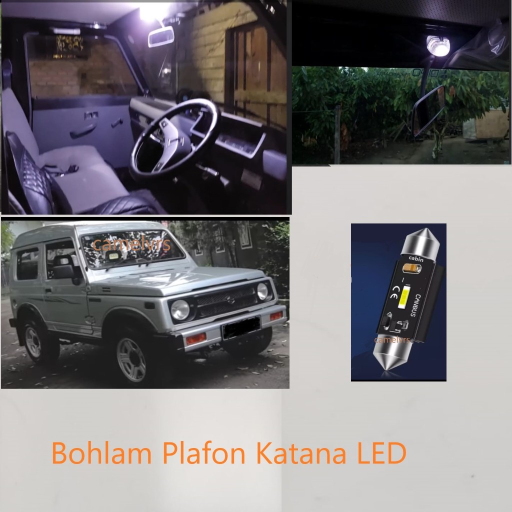 Bohlam Lampu Plafon Kabin Suzuki Katana LED putih