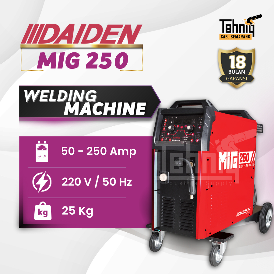 Mesin Las / Travo Mig DAIDEN MIG 250 1 Phase