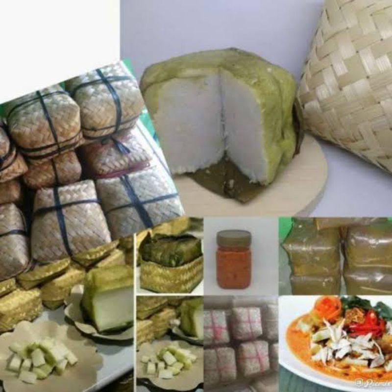 Lontong Besek Daun Pisang 2kg – Aroma Harum, Tekstur Lembut, Kelezatan Tradisional
