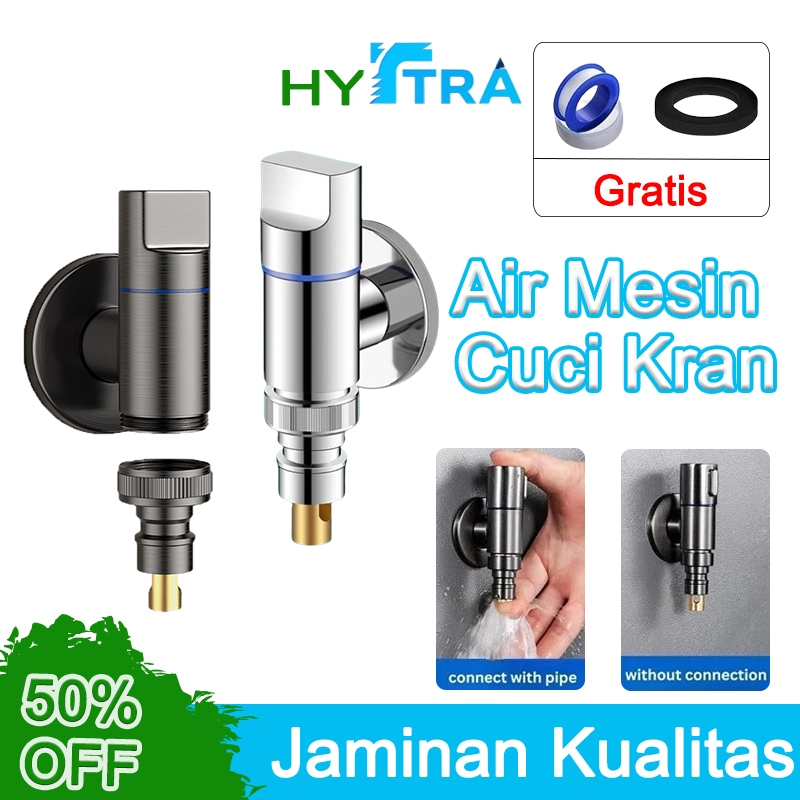 Anti Kebocoran Air Mesin Cuci Kran Keran Air Mesin Cuci Otomatis Baja Tahan Karat Katup Cuci Otomati