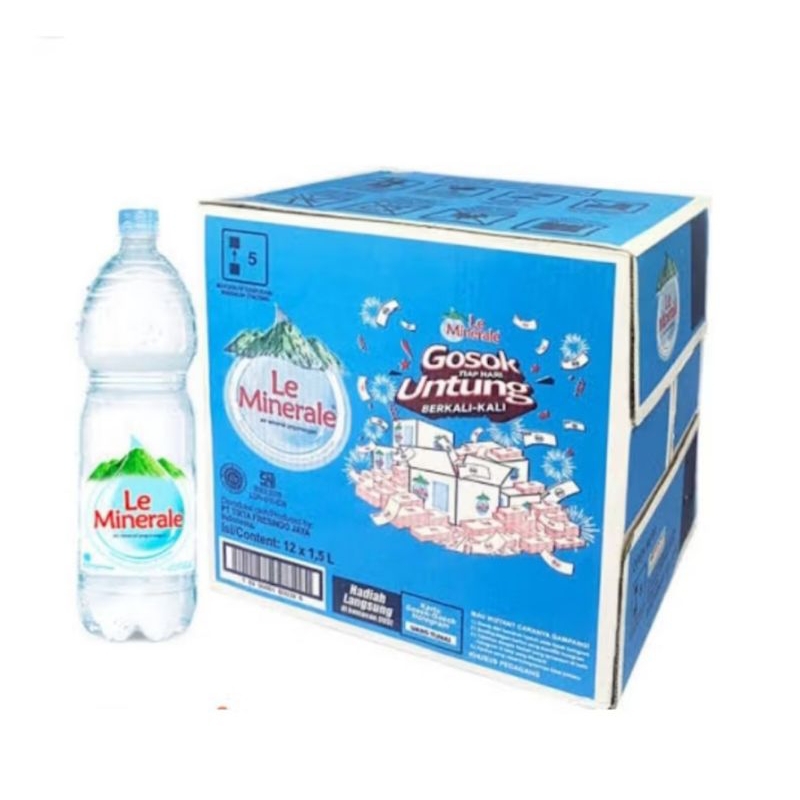 

Le Mineral 150 Ml 1 Karton isi 12 Botol