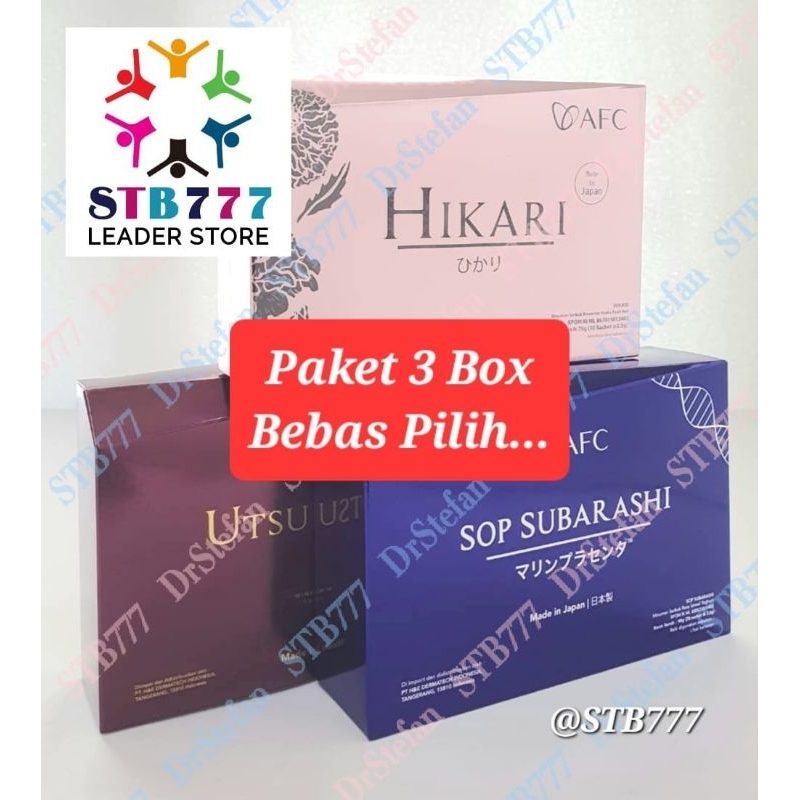 

SUBARASHI/UTSUKUSHHII/HIKARI#Paket 3 Box Bebas Pilih Produk