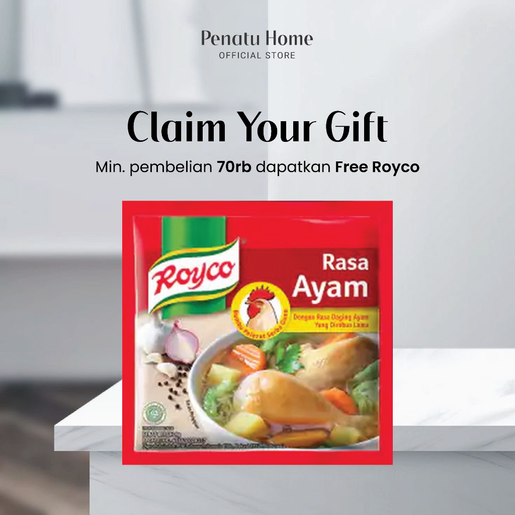 

[ Penatu Home ] FREE GIFT | Royco - Bumbu Kaldu Penyedap Rasa