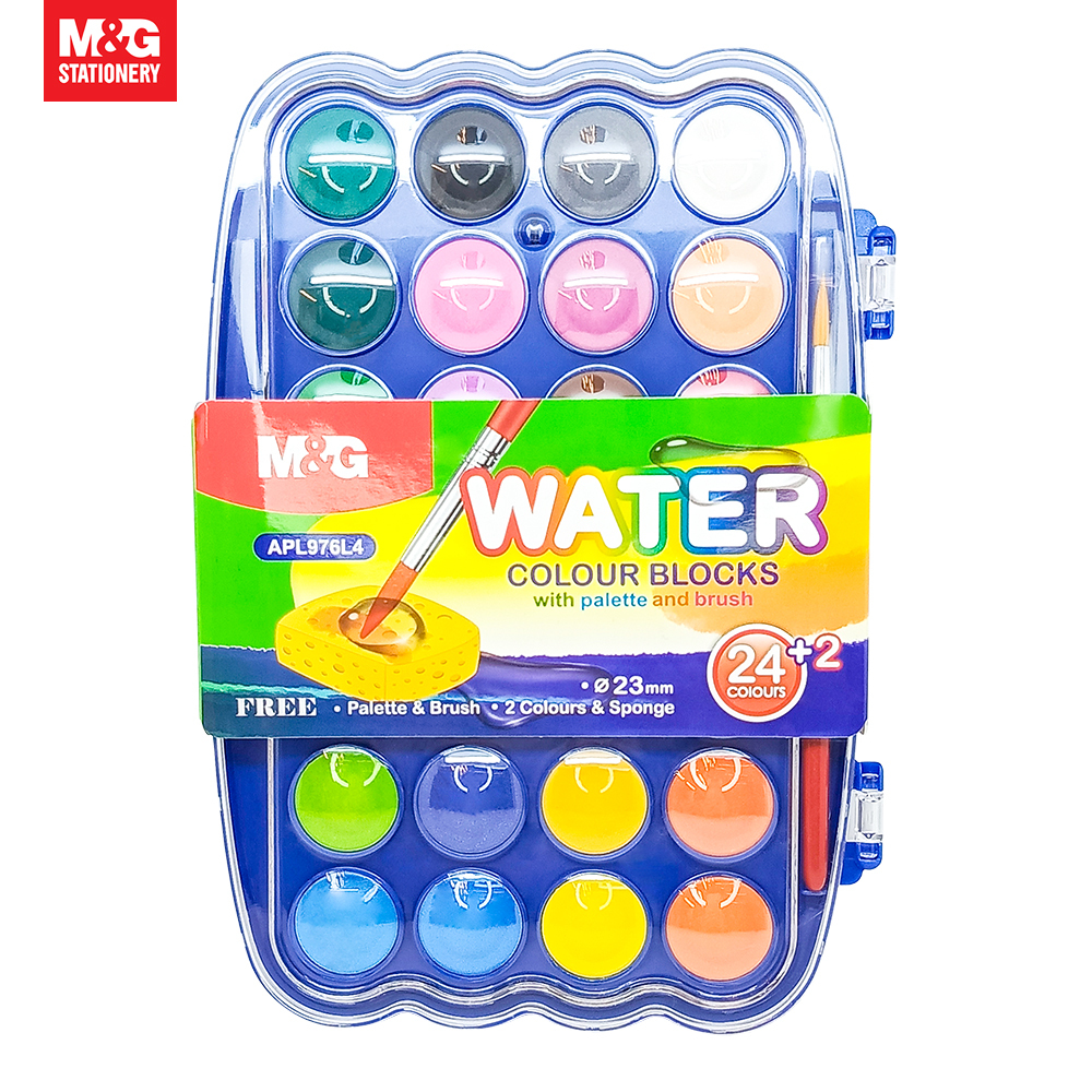 

Water Colour Blocks 24 + 2 colours