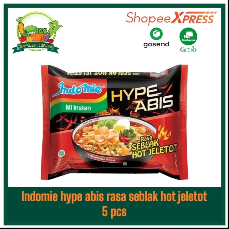 

Indomie HYPE ABIS 5 pcs - KIRIM INSTAN