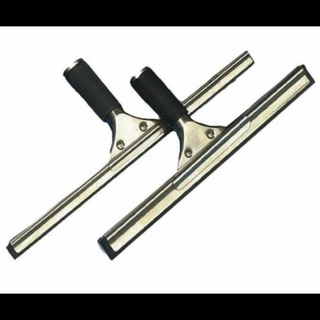 Wiper Kaca Stainless Steel Awet Kuat Tebal Lebar 35CM Wefer Kaca Karet Wiper Air Window Squezze Sque