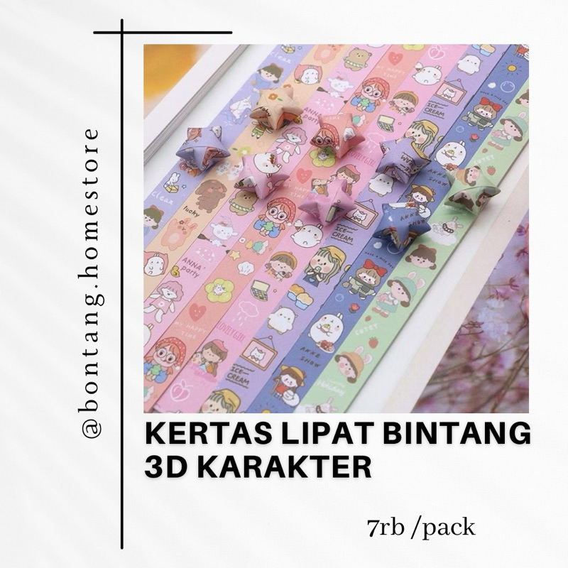 

KERTAS LIPAT BINTANG SANRIO 3D KARAKTER LUCU | DIY ORIGAMI 3D KARAKTER
