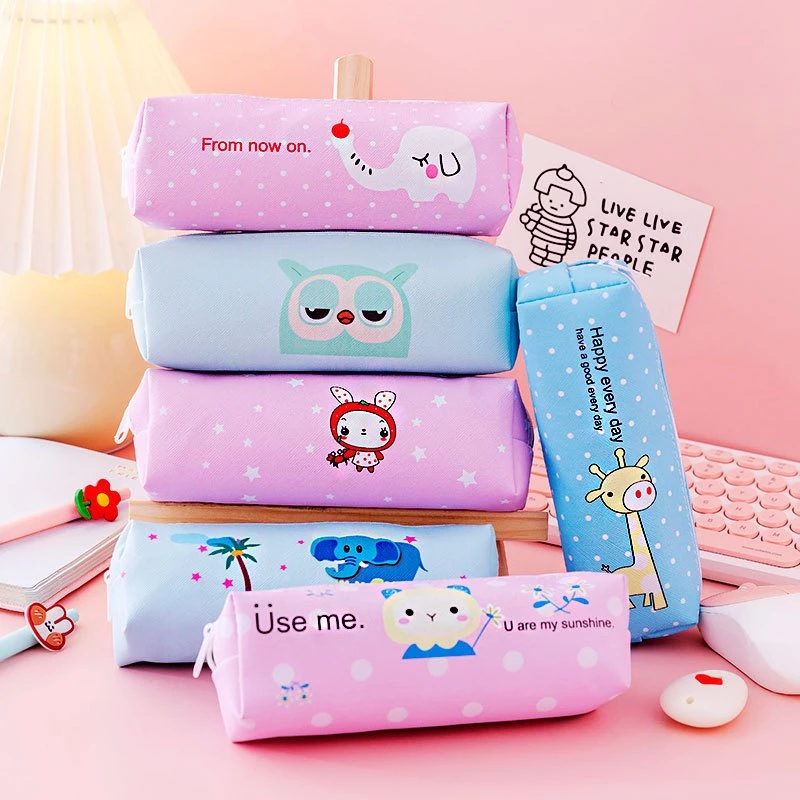 

Tempat Pensil Pulpen Karakter Kotak Pensil Zipper Warna Pastel Resleting Muat Banyak Kotak Pensil Anak Aesthetic Muat Banyak