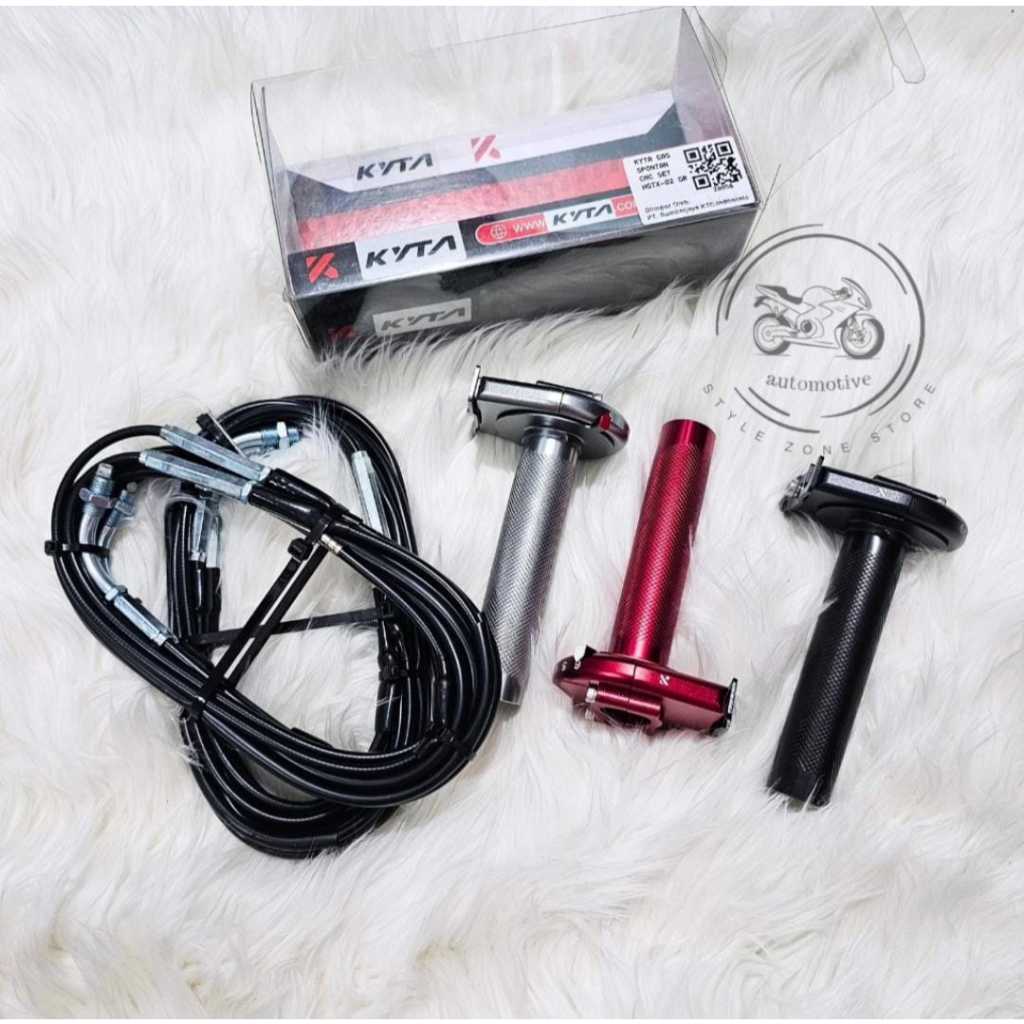 Gas Spontan CNC KTC Kytaco + kabel Nmax Vario Mio Beat Universal