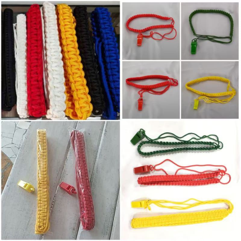 Tali Koor Pramuka / Tali Peluit / Tali Komando Pramuka plus Peluit