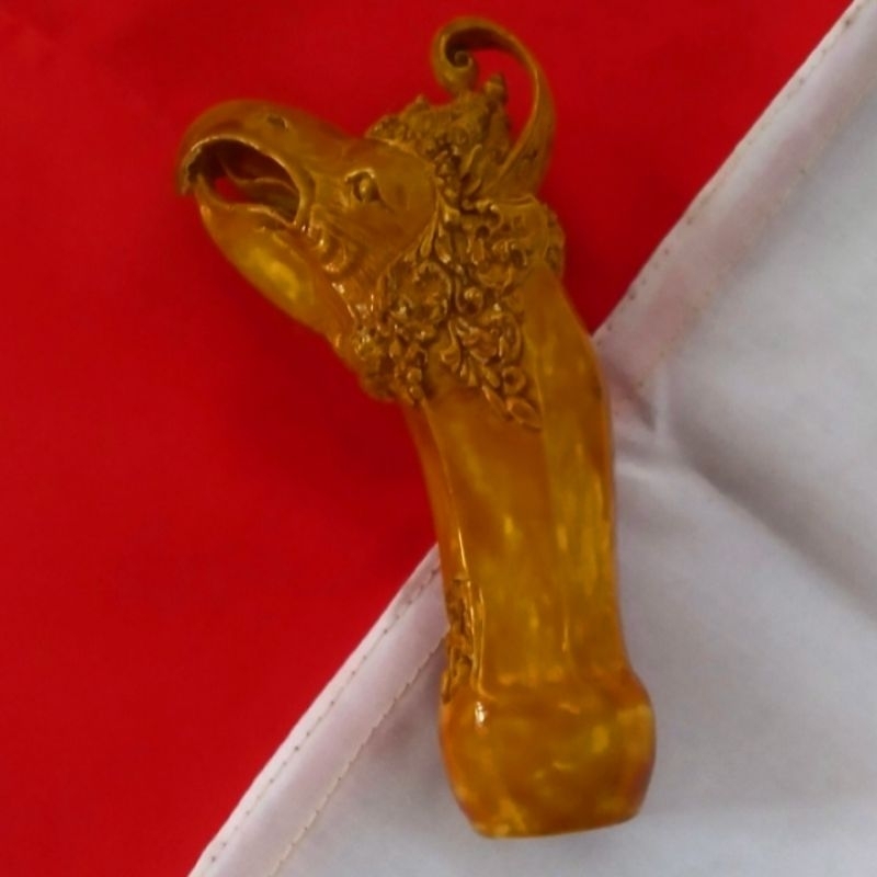 Handle keris serbuk TULANG Hulu keris Gagang keris Deder keris no 065