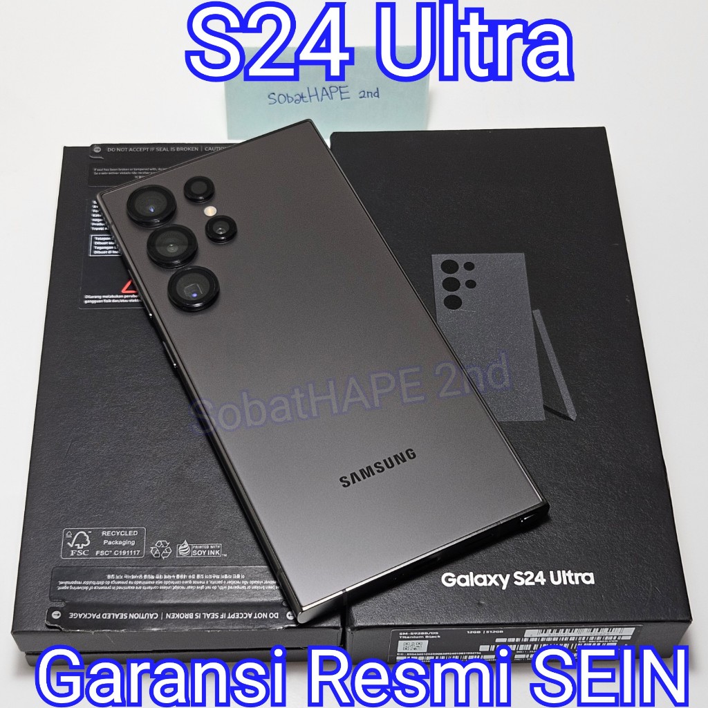 HP Samsung S24 Ultra 256GB 512GB 1TB Resmi SEIN 2nd Dual Sim Fullset Bekas Mulus