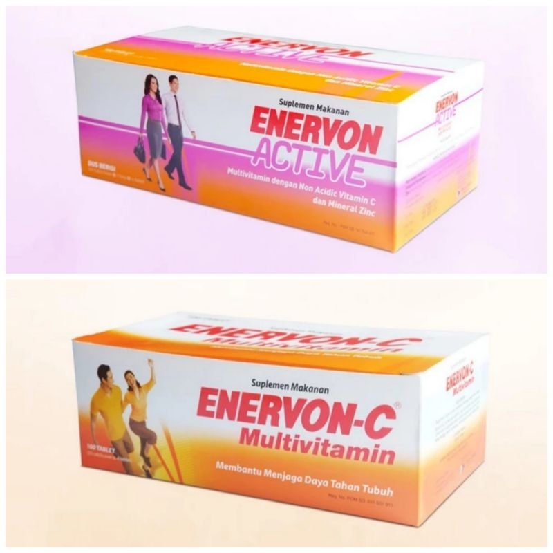 ENERVON C & ENERVON ACTIVE BOX 100 Tablet (25 STRIP)