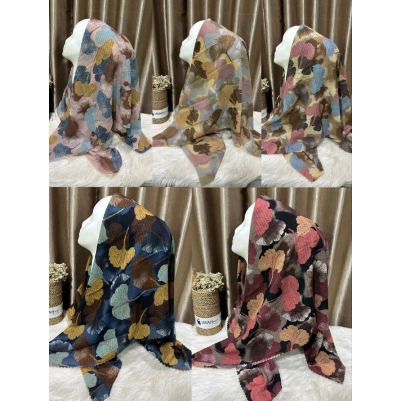 Hijab Segi Empat Voal Vinney Dobby Original By Imah Scarf