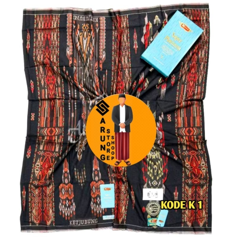 Sarung Ketjubung Super Platinum Gold