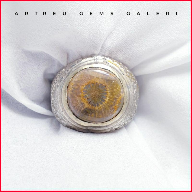 Batu Teratai Tunggal | COD Bisa | Cincin Batu Akik Ring